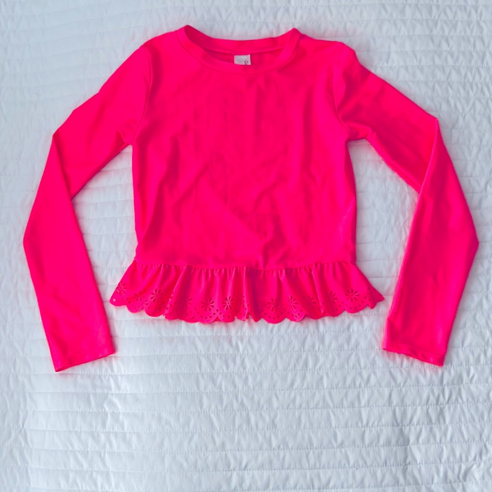 Eyelet Ruffle Rashguard from Cat & Jack